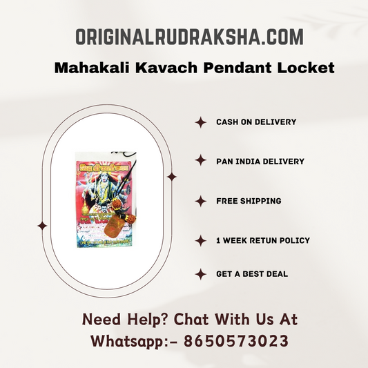 Mahakali Kavach Pendant Locket