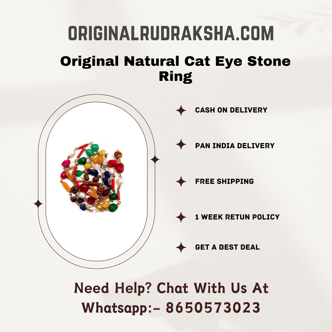 Original Navgrah / Navratan / Navratna Mala Stone Necklace