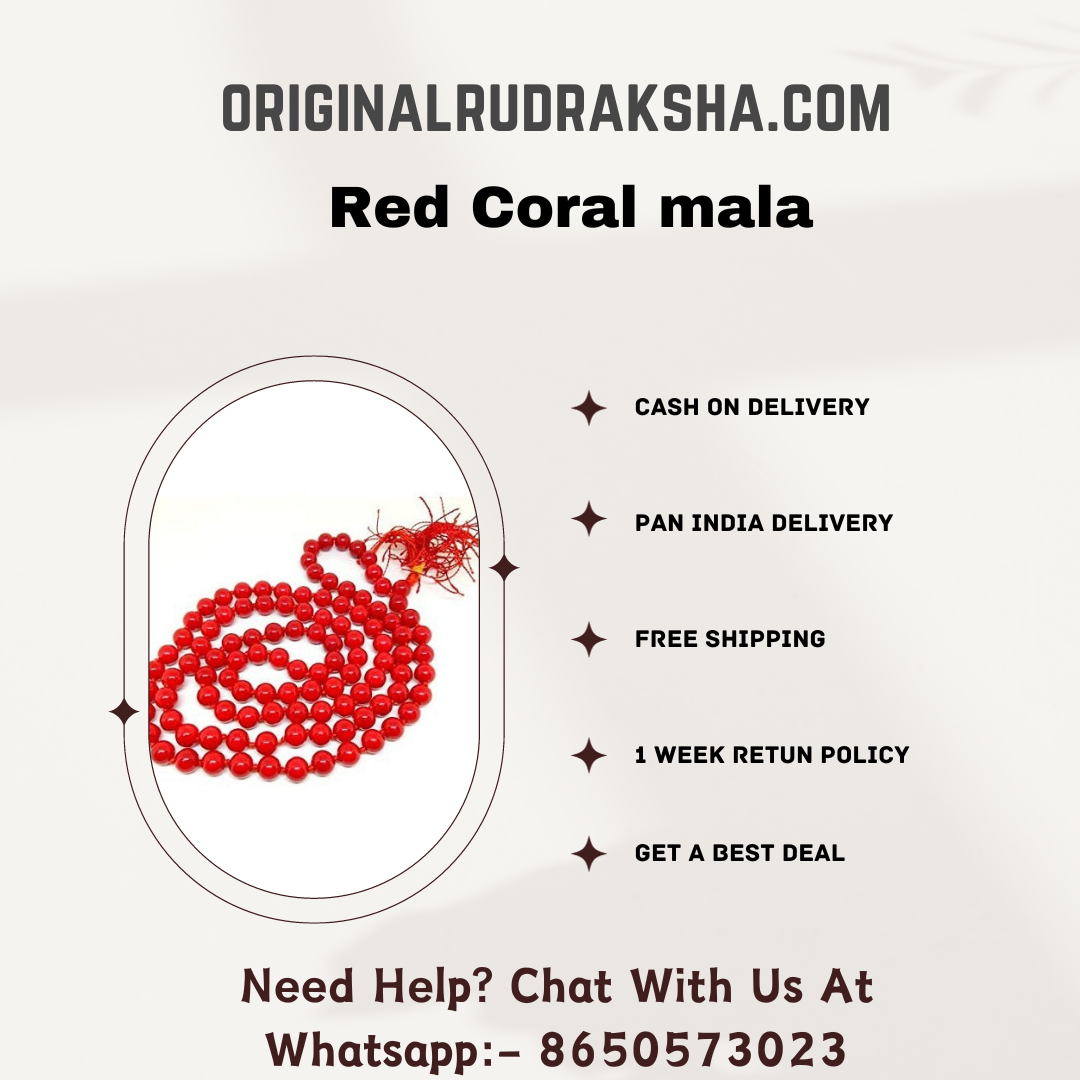 Red Coral mala