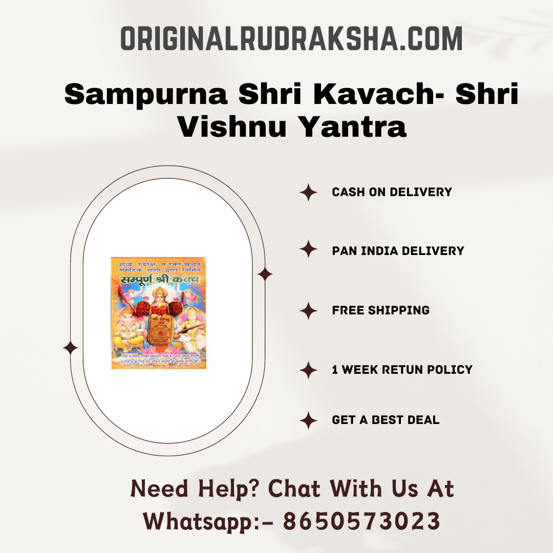 Sampurna Shri Kavach- Shri Vishnu Yantra