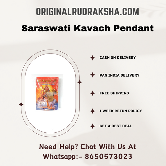 Saraswati Kavach Pendant