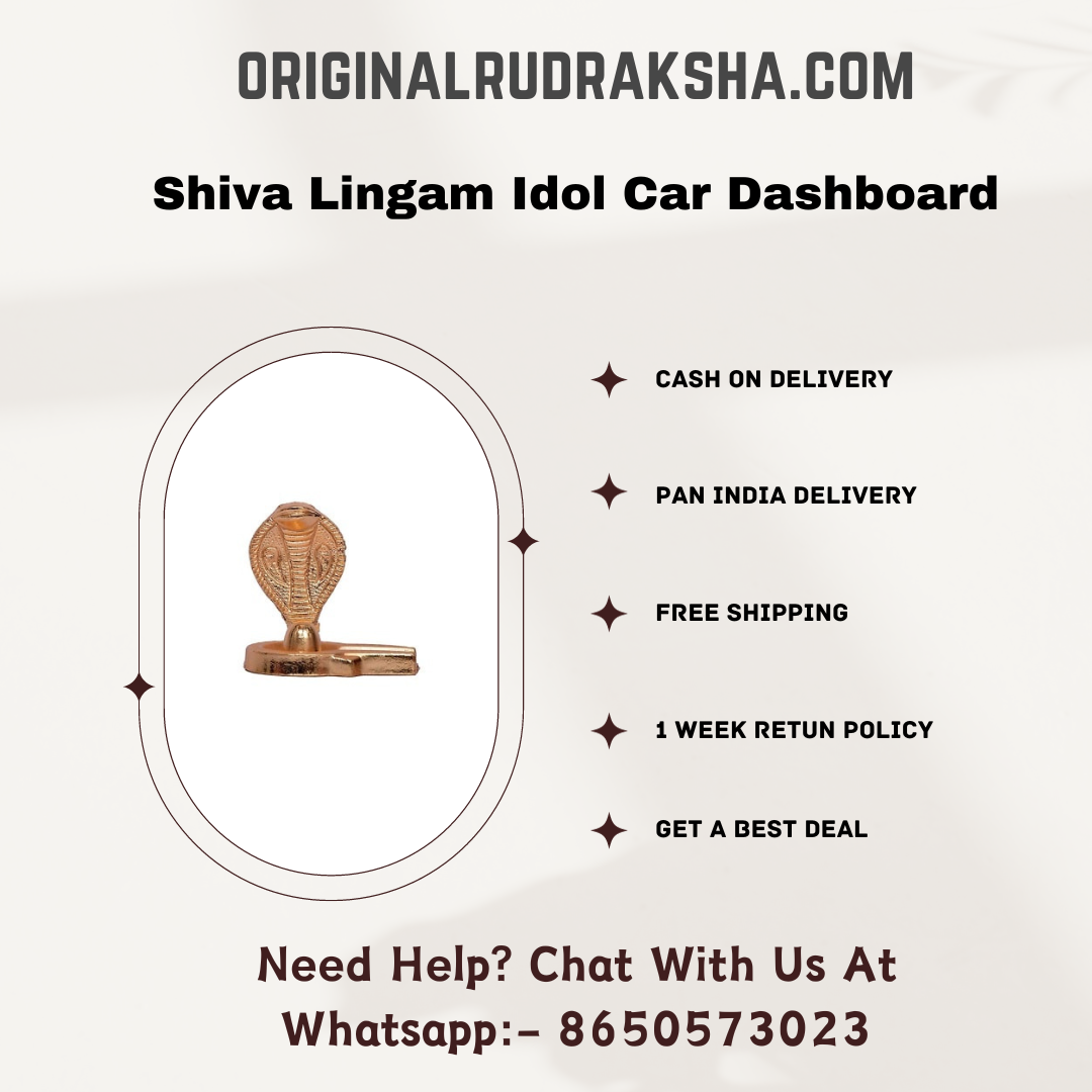 Shiva Lingam Idol Car Dashboard