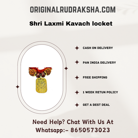 Shri Laxmi Kavach locket