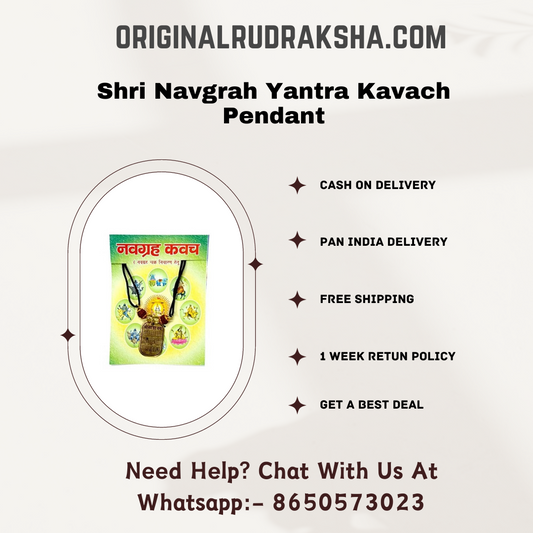 Shri Navgrah Yantra Kavach Pendant