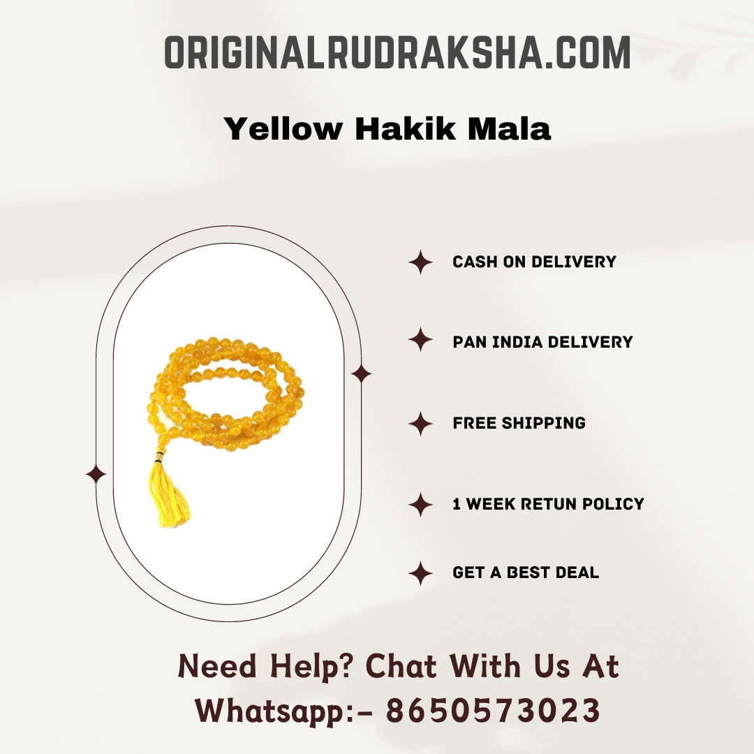 Yellow Hakik Mala