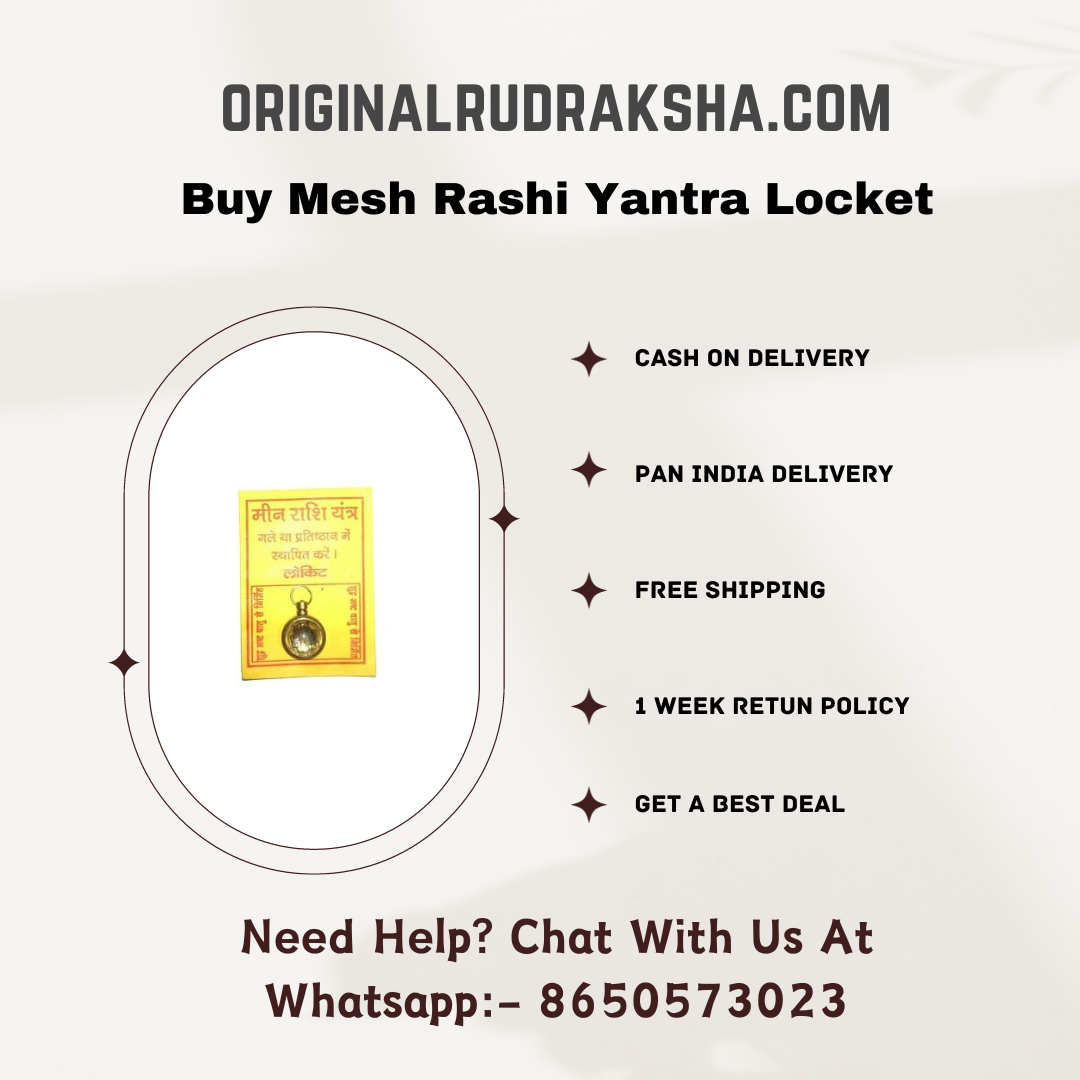 Mesh Rashi Yantra Locket
