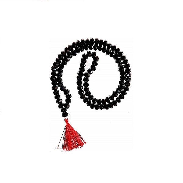 Original Black Diamond Cut Kali Hakik Mala 108+1 Beads