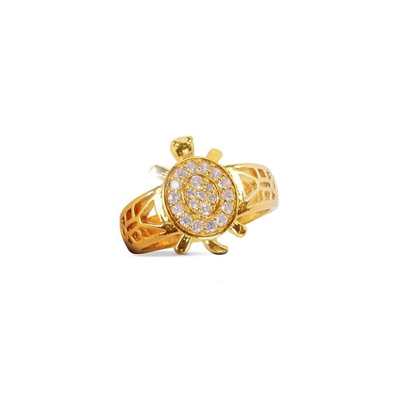 Meru Ring Adjustable Tortoise Ring for Men and Women for Good Luck, Ring