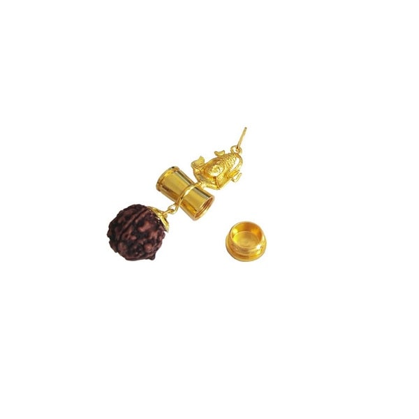 Shiv Shakti Kavach 5 Mukhi Rudraksha Mala