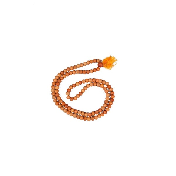 White Chandan Mala For Jaap, Puja, Health & Wealth also