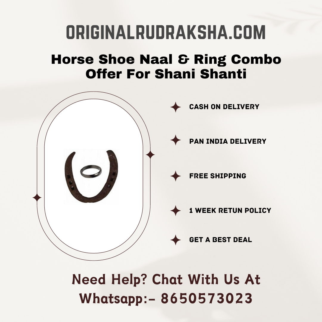 Shani Rind Buy Horse Shoe Naal & Ring Combo Offer For Shani Shanti – Original ...