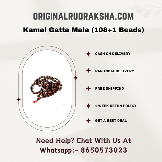 Kamal Gatta Mala (108+1 Beads)