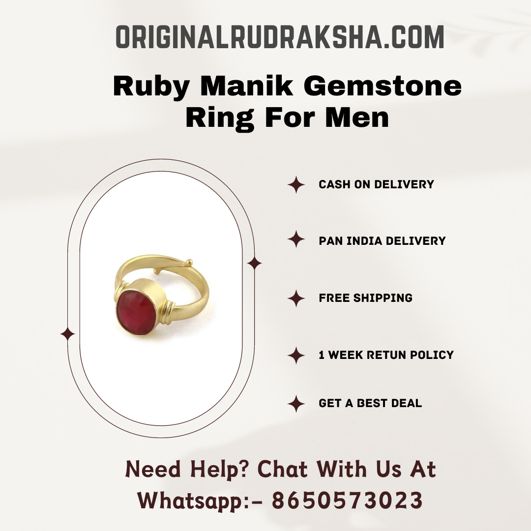 Divya Shakti 10.25-10.50 Carat Ruby Manik Manikya Gemstone Panchdhatu Ring  for Women - Walmart.com