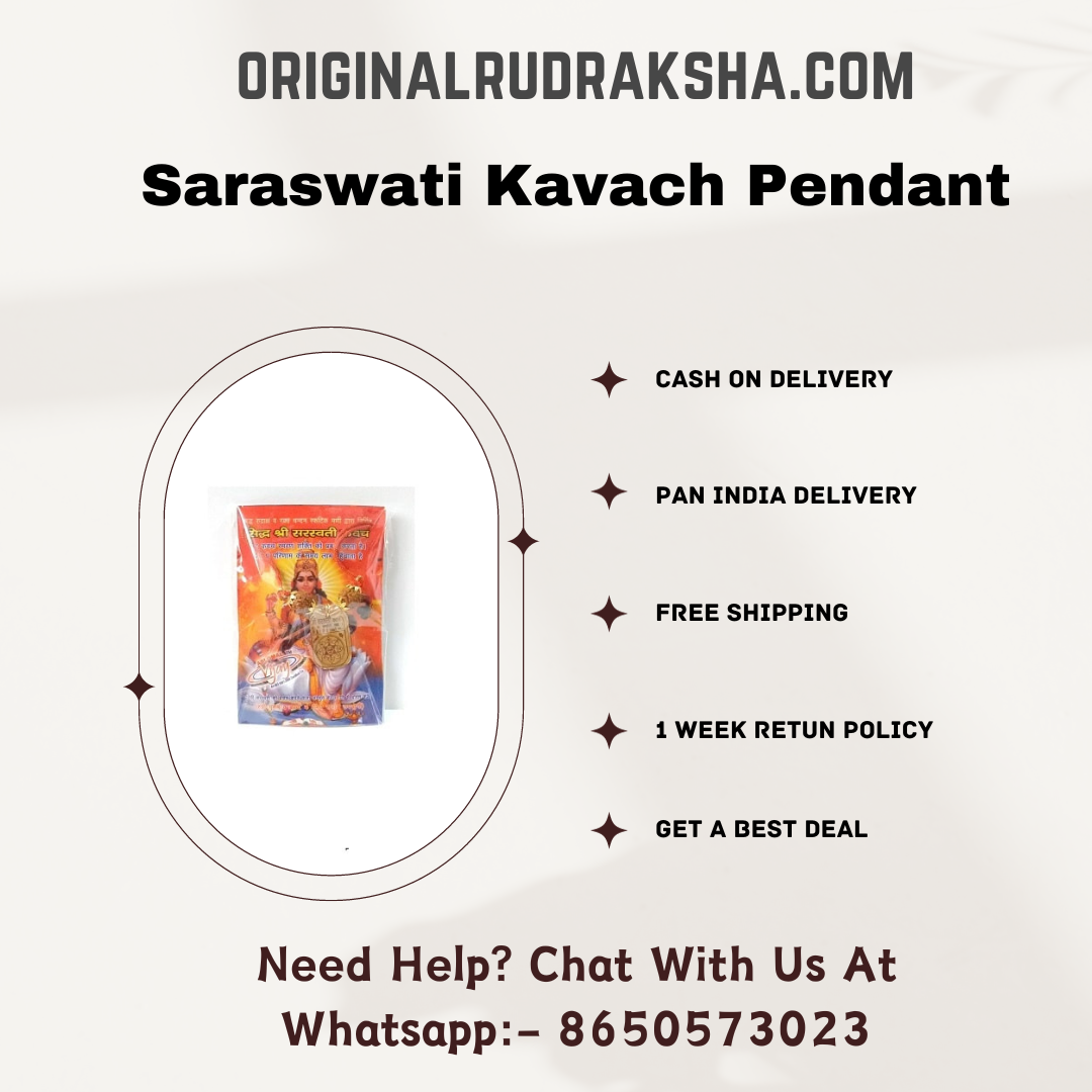 Saraswati Kavach Pendant