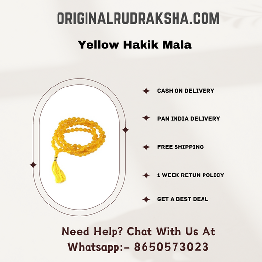 Yellow Hakik Mala price