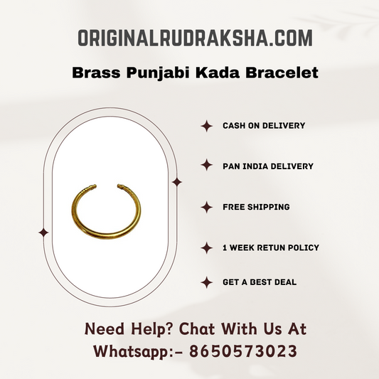 Brass Punjabi Kada Bracelet