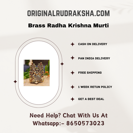 Brass Radha Krishna Murti