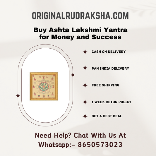 Buy Ashta Lakshmi Yantra for Money and Success