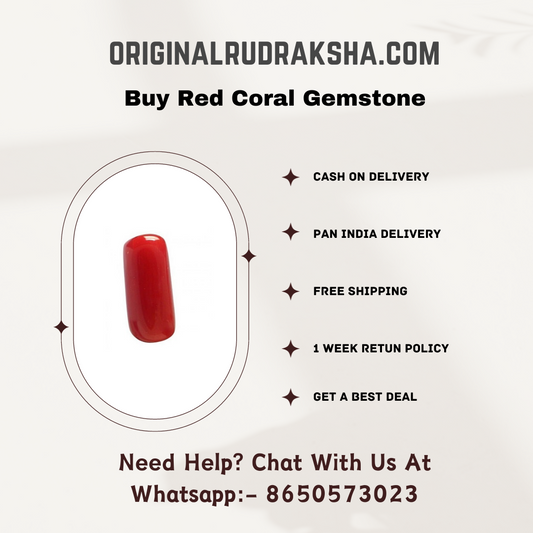 Buy Red Coral Gemstone