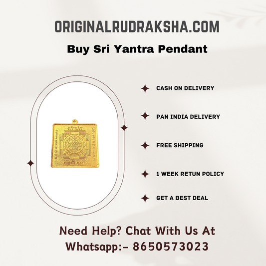 Buy Sri Yantra Pendant