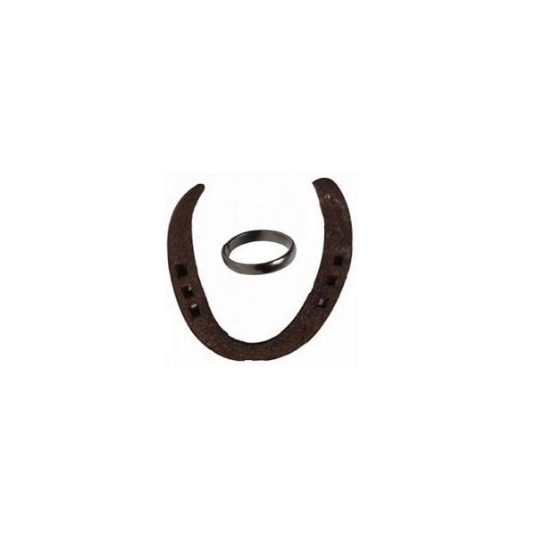 Buy genuine black horseshoe on sale ring