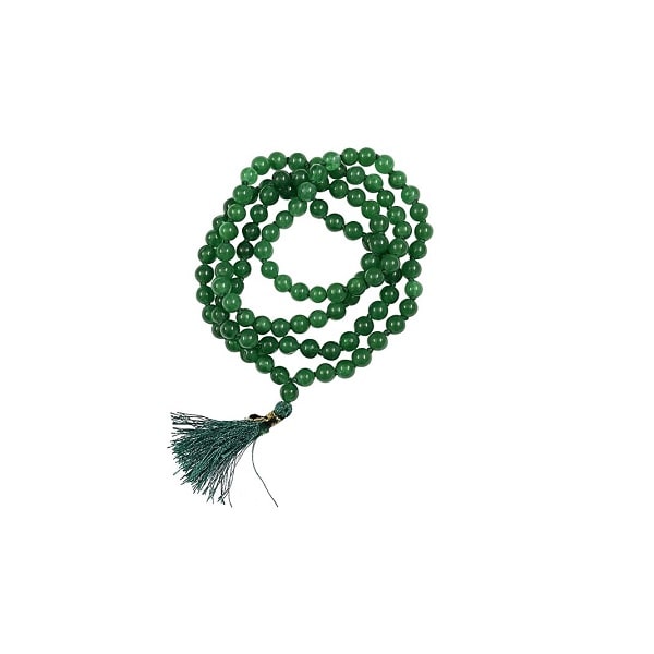 Green Hakik Mala for Budh (Mercury)